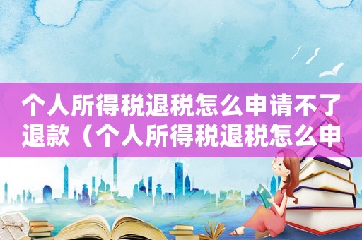 個人所得稅退稅怎么申請不了退款（個人所得稅退稅怎么申請不了）