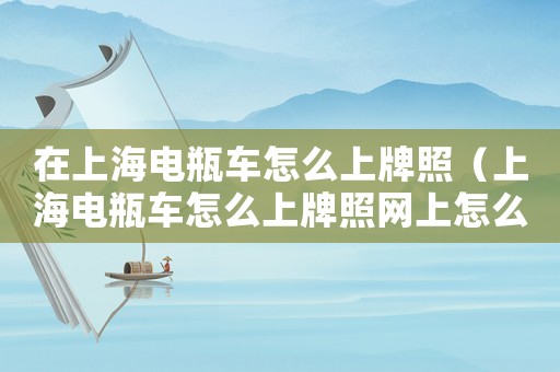 在上海電瓶車怎么上牌照（上海電瓶車怎么上牌照網(wǎng)上怎么申請）