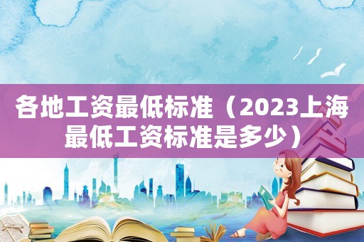 各地工資最低標(biāo)準(zhǔn)（2023上海最低工資標(biāo)準(zhǔn)是多少）