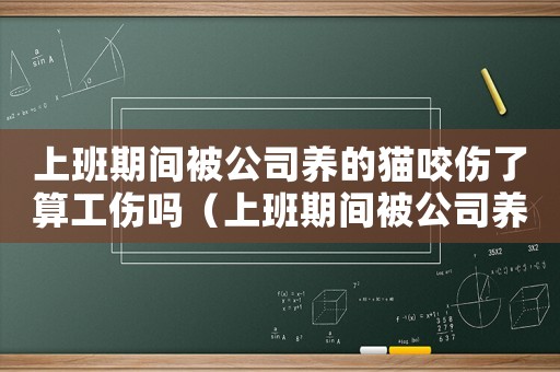 上班期間被公司養(yǎng)的貓咬傷了算工傷嗎（上班期間被公司養(yǎng)的貓咬傷了算工傷嗎）