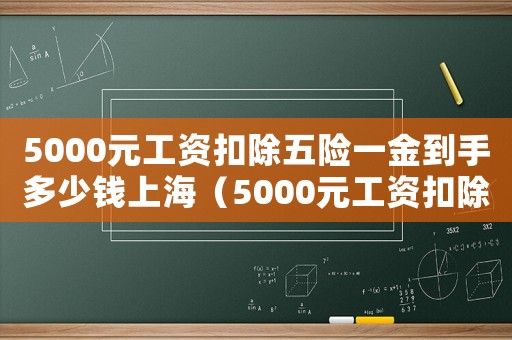 5000元工資扣除五險(xiǎn)一金到手多少錢上海（5000元工資扣除五險(xiǎn)一金到手多少錢）