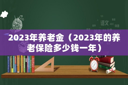 2023年養(yǎng)老金（2023年的養(yǎng)老保險(xiǎn)多少錢一年）