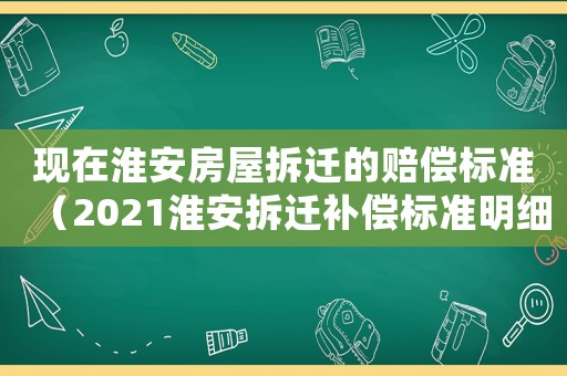 現(xiàn)在淮安房屋拆遷的賠償標準（2021淮安拆遷補償標準明細）