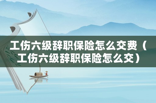 工傷六級辭職保險(xiǎn)怎么交費(fèi)（工傷六級辭職保險(xiǎn)怎么交）