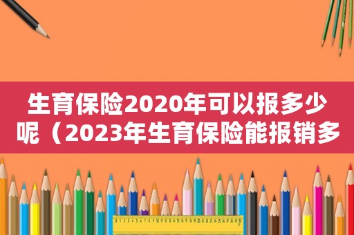 生育保險(xiǎn)2020年可以報(bào)多少呢（2023年生育保險(xiǎn)能報(bào)銷多少錢）