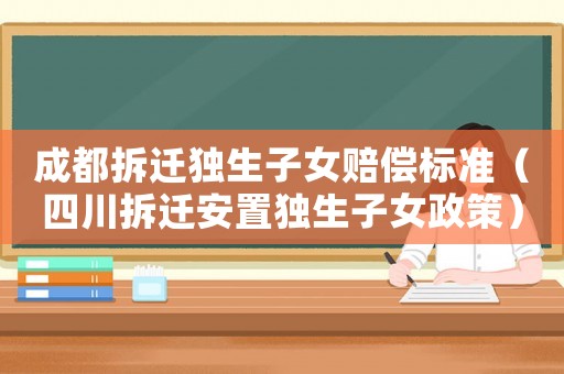 成都拆遷獨(dú)生子女賠償標(biāo)準(zhǔn)（四川拆遷安置獨(dú)生子女政策）