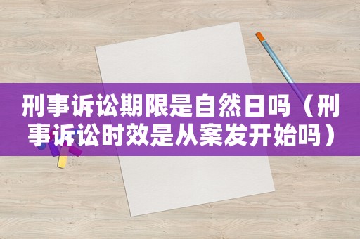 刑事訴訟期限是自然日嗎（刑事訴訟時效是從案發(fā)開始嗎）