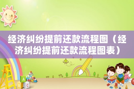 經(jīng)濟(jì)糾紛提前還款流程圖（經(jīng)濟(jì)糾紛提前還款流程圖表）