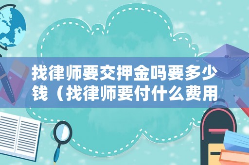 找律師要交押金嗎要多少錢（找律師要付什么費用）