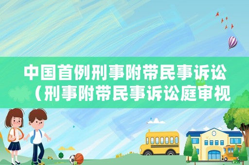 中國首例刑事附帶民事訴訟（刑事附帶民事訴訟庭審視頻）