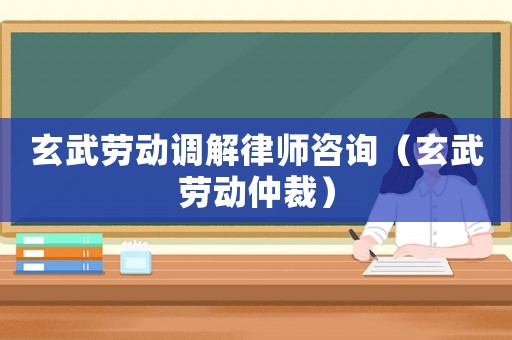 玄武勞動(dòng)調(diào)解律師咨詢（玄武勞動(dòng)仲裁）