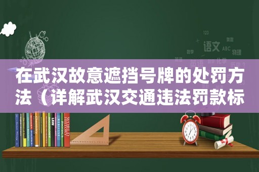 在武漢故意遮擋號牌的處罰方法（詳解武漢交通違法罰款標準）