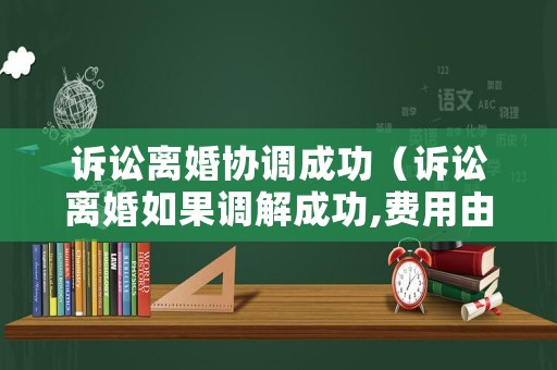 訴訟離婚協(xié)調(diào)成功（訴訟離婚如果調(diào)解成功,費(fèi)用由誰出）