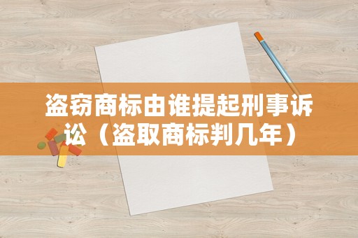 盜竊商標(biāo)由誰提起刑事訴訟（盜取商標(biāo)判幾年）