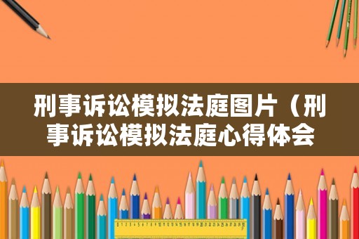 刑事訴訟模擬法庭圖片（刑事訴訟模擬法庭心得體會(huì)）