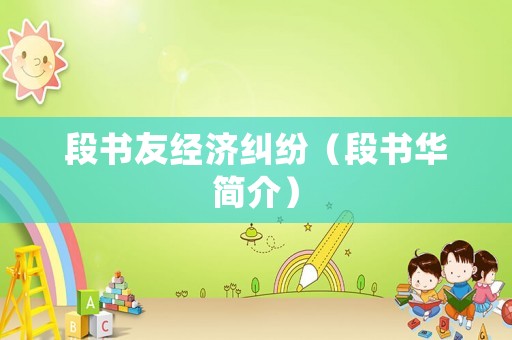 段書友經(jīng)濟糾紛（段書華簡介）