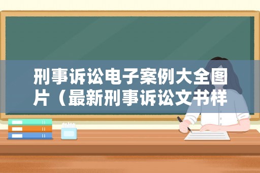 刑事訴訟電子案例大全圖片（最新刑事訴訟文書樣式電子版下載）