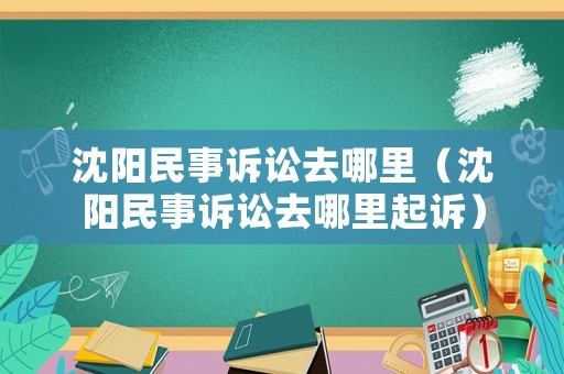 沈陽(yáng)民事訴訟去哪里（沈陽(yáng)民事訴訟去哪里起訴）