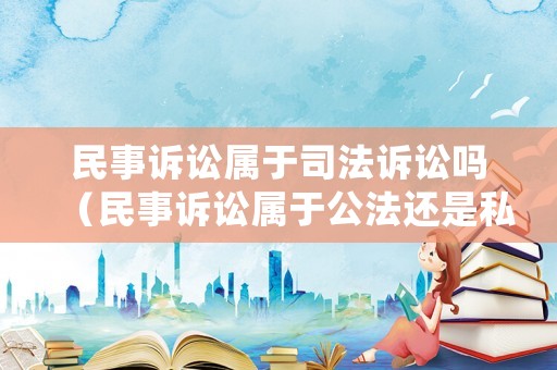 民事訴訟屬于司法訴訟嗎（民事訴訟屬于公法還是私法）