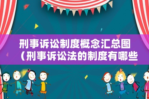刑事訴訟制度概念匯總圖（刑事訴訟法的制度有哪些）