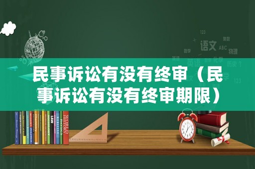 民事訴訟有沒有終審（民事訴訟有沒有終審期限）