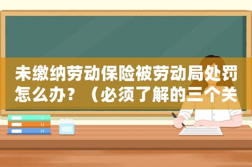 未繳納勞動保險被勞動局處罰怎么辦？（必須了解的三個關(guān)鍵點）