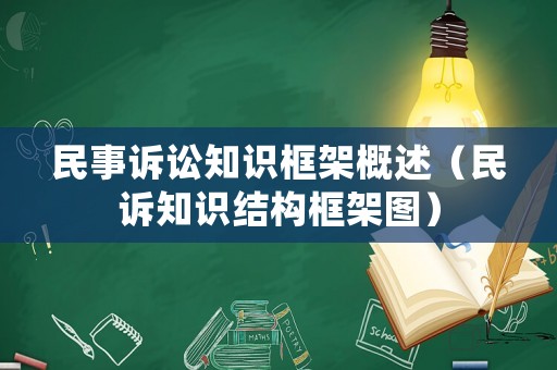 民事訴訟知識框架概述（民訴知識結(jié)構(gòu)框架圖）