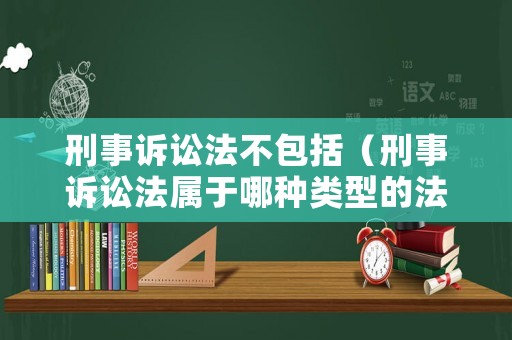刑事訴訟法不包括（刑事訴訟法屬于哪種類(lèi)型的法）