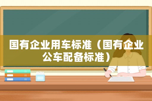 國(guó)有企業(yè)用車標(biāo)準(zhǔn)（國(guó)有企業(yè)公車配備標(biāo)準(zhǔn)）