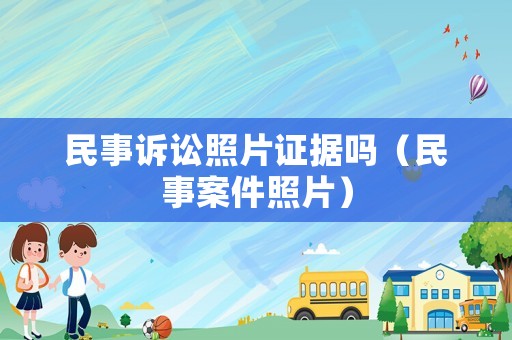民事訴訟照片證據嗎（民事案件照片）