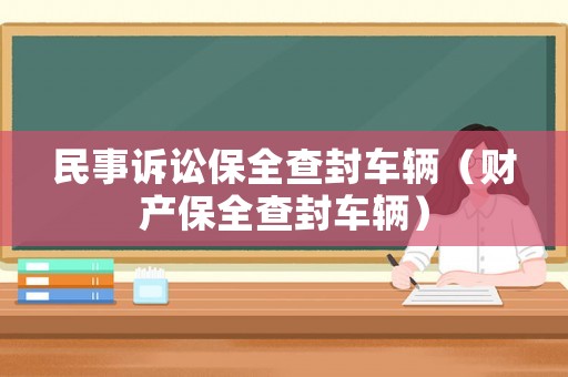 民事訴訟保全查封車輛（財產(chǎn)保全查封車輛）