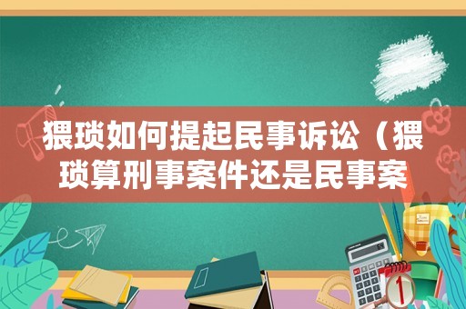 猥瑣如何提起民事訴訟（猥瑣算刑事案件還是民事案件）