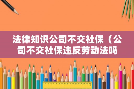 法律知識(shí)公司不交社保（公司不交社保違反勞動(dòng)法嗎）
