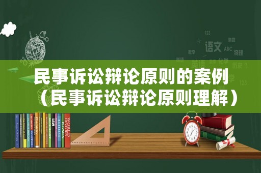 民事訴訟辯論原則的案例（民事訴訟辯論原則理解）