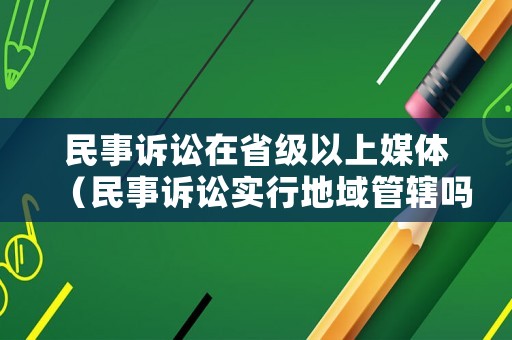 民事訴訟在省級以上媒體（民事訴訟實行地域管轄嗎）