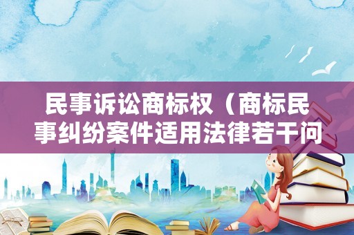 民事訴訟商標(biāo)權(quán)（商標(biāo)民事糾紛案件適用法律若干問題的解釋）
